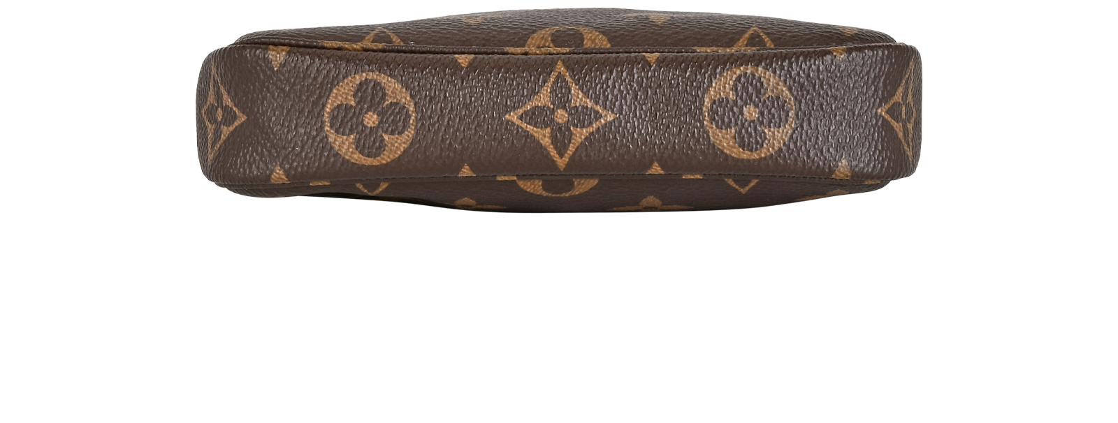 Mini Pochette Accessoire, &pound;450, Handbags, Brown, Canvas, Top view